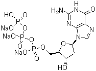 2-脱氧鸟苷-5-三磷酸三钠盐结构式_93919-41-6结构式