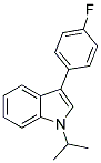 3-(4-Fluorophenyl)-1-isopropyl-1H-indole Structure