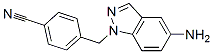 Benzonitrile, 4-[(5-amino-1H-indazol-1-yl)methyl]- Structure,939756-08-8Structure