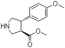 Methyl 4-(4-methoxyphenyl)pyrrolidine-3-carboxylate Structure,939758-17-5Structure