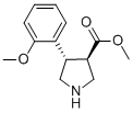 Trans-methyl 4-(2-methoxyphenyl)pyrrolidine-3-carboxylate Structure,939758-24-4Structure