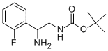 [2-氨基-2-(2-氟-苯基)-乙基]-氨基甲酸叔丁酯盐酸盐结构式_939760-40-4结构式