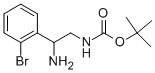 [2-氨基-2-(2-溴-苯基)-乙基]-氨基甲酸叔丁酯盐酸盐结构式_939760-41-5结构式