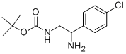 [2-氨基-2-(4-氯-苯基)-乙基]-氨基甲酸叔丁酯盐酸盐结构式_939760-49-3结构式