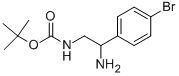 [2-氨基-2-(4-溴-苯基)-乙基]-氨基甲酸叔丁酯盐酸盐结构式_939760-50-6结构式