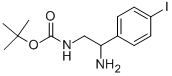 [2-氨基-2-(4-碘-苯基)-乙基]-氨基甲酸叔丁酯盐酸盐结构式_939760-54-0结构式