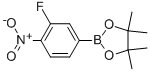 3-Fluoro-4-nitrophenylboronic acid, pinacol ester Structure,939968-60-2Structure