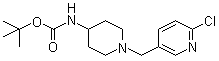 [1-(6-氯-吡啶-3-甲基)-哌啶-4-基]-氨基甲酸叔丁酯结构式_939986-36-4结构式