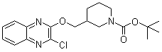 3-(3-氯-喹噁啉-2-基氧基甲基)-哌啶-1-羧酸叔丁酯结构式_939986-43-3结构式