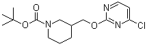 Tert-butyl 3-(((4-chloropyrimidin-2-yl)oxy)methyl)piperidine-1-carboxylate Structure,939986-48-8Structure