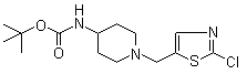 [1-(2-氯-噻唑-5-甲基)-哌啶-4-基]-氨基甲酸叔丁酯结构式_939986-54-6结构式