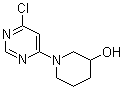 1-(6-Chloro-pyrimidin-4-yl)-piperidin-3-ol Structure,939986-73-9Structure