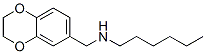 1,4-Benzodioxin-6-methanamine, n-hexyl-2,3-dihydro- Structure,940364-28-3Structure