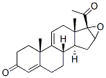 (16alpha)-16,17-环氧孕甾a-4,9(11)-二烯-3,20-二酮结构式_94088-90-1结构式