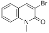 3-Bromo-1-methyl-1h-quinolin-2-one Structure,941-91-3Structure