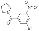 1-(3-Bromo-5-nitrobenzoyl)pyrrolidine Structure,941294-20-8Structure