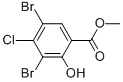 Methyl 3,5-dibromo-4-chloro-2-hydroxybenzoate Structure,941294-24-2Structure