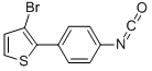 3-Bromo-2-(4-isocyanatophenyl)thiophene Structure,941716-97-8Structure