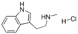 N-甲基色胺盐酸盐结构式_942-27-8结构式