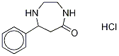 7-苯基-1,4-二氮杂环庚烷-5-酮盐酸盐结构式_94215-90-4结构式