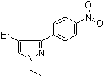 4-Bromo-1-ethyl-3-(4-nitrophenyl)-1h-pyrazole Structure,942920-12-9Structure