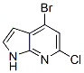 1H-Pyrrolo[2,3-b]pyridine, 4-bromo-6-chloro- Structure,942920-50-5Structure