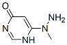 4(1H)-pyrimidinone, 6-(1-methylhydrazino)-(9ci) Structure,94295-29-1Structure