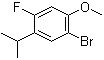 Benzene, 1-bromo-4-fluoro-2-methoxy-5-(1-methylethyl)- Structure,944317-92-4Structure