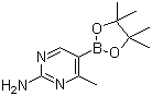 4-Methyl-5-(4,4,5,5-tetramethyl-1,3,2-dioxaborolan-2-yl)pyrimidin-2-amine Structure,944401-55-2Structure