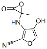 2-Furancarbonitrile, 4-hydroxy-3-[(2-methyl-3-oxo-2-oxiranyl)amino]- Structure,944403-65-0Structure