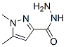 1,3-Dimethyl-1H-pyrazole-5-carboxylic acid hydrazide Structure,94447-28-6Structure