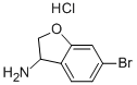 6-Bromo-2,3-dihydrobenzofuran-3-amine hydrochloride Structure,944709-63-1Structure