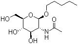 戊烷基-2-乙酰氨基-2-脱氧-β-D-葡萄糖苷结构式_94483-64-4结构式