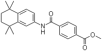 Benzoic acid, 4-[[(5,6,7,8-tetrahydro-5,5,8,8-tetramethyl-2-naphthalenyl)amino]carbonyl]-, methyl ester Structure,94497-53-7Structure