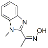 Ethanone, 1-(1-methyl-1h-benzimidazol-2-yl)-, oxime (9ci) Structure,945-78-8Structure