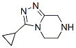 3-Cyclopropyl-5,6,7,8-tetrahydro-[1,2,4]triazolo[4,3-a]pyrazine Structure,945262-32-8Structure