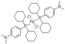 Bis[(dicyclohexyl)(4-dimethylaminophenyl)phosphine]palladium(II)chloride Structure,945375-77-9Structure