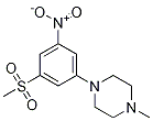 1-Methyl-4-(3-(methylsulfonyl)-5-nitrophenyl)piperazine Structure,945397-14-8Structure