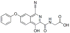 Glycine, n-[(1-cyano-4-hydroxy-7-phenoxy-3-isoquinolinyl)carbonyl]- Structure,945739-65-1Structure