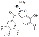 Methanone, (2-hydrazinyl-7-hydroxy-6-methoxy-3-benzofuranyl)(3,4,5-trimethoxyphenyl)- Structure,945771-73-3Structure