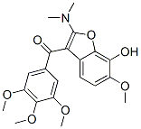 Methanone, [2-(dimethylamino)-7-hydroxy-6-methoxy-3-benzofuranyl](3,4,5-trimethoxyphenyl)- Structure,945771-84-6Structure