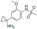 Methanesulfonamide, N-[4-(1-aminocyclopropyl)-2-methoxyphenyl]- Structure,946496-56-6Structure