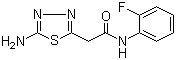 5-氨基-n-(2-氟苯基)-1,3,4-噻二唑-2-乙酰胺结构式_946774-26-1结构式