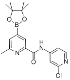 6-Methyl-4-(4,4,5,5-tetramethyl-[1,3,2]dioxaborolan-2-yl)-pyridine-2-carboxylic acid (2-chloro-pyridin-4-yl)-amide Structure,947179-31-9Structure