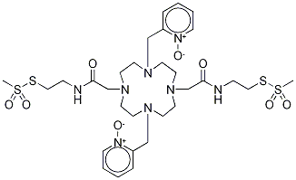 4,10-Bis[(1-oxido-2-pyridinyl)methyl]-1,7-bis[2-(acetylamino)ethylmethanesulfonothioate] ditrifluoroacetate salt Structure,947326-26-3Structure