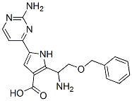  2-[1-氨基-2-(苯基甲氧基)乙基]-5-(2-氨基-4-嘧啶)-1H-吡咯-3-羧酸结构式_947327-57-3结构式