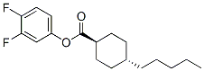 3,4-Difluorophenyl-4-trans-pentylcyclohexanecarboxylate Structure,94737-82-3Structure