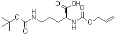 Nα-allyloxycarbonyl-nδ-boc-d-ornithine dicyclohexyl ammonium salt Structure,947401-26-5Structure