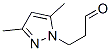 1H-pyrazole-1-propanal, 3,5-dimethyl- Structure,947404-89-9Structure
