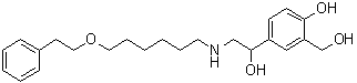 4-Hydroxy-α1-[[[6-(2-phenylethoxy)hexyl]amino]methyl]-1,3-benzenedimethanol Structure,94749-02-7Structure